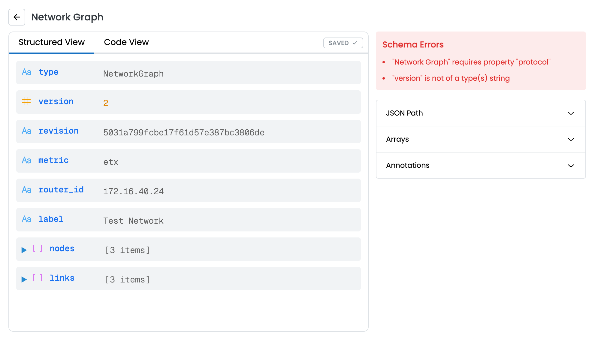 edit node data